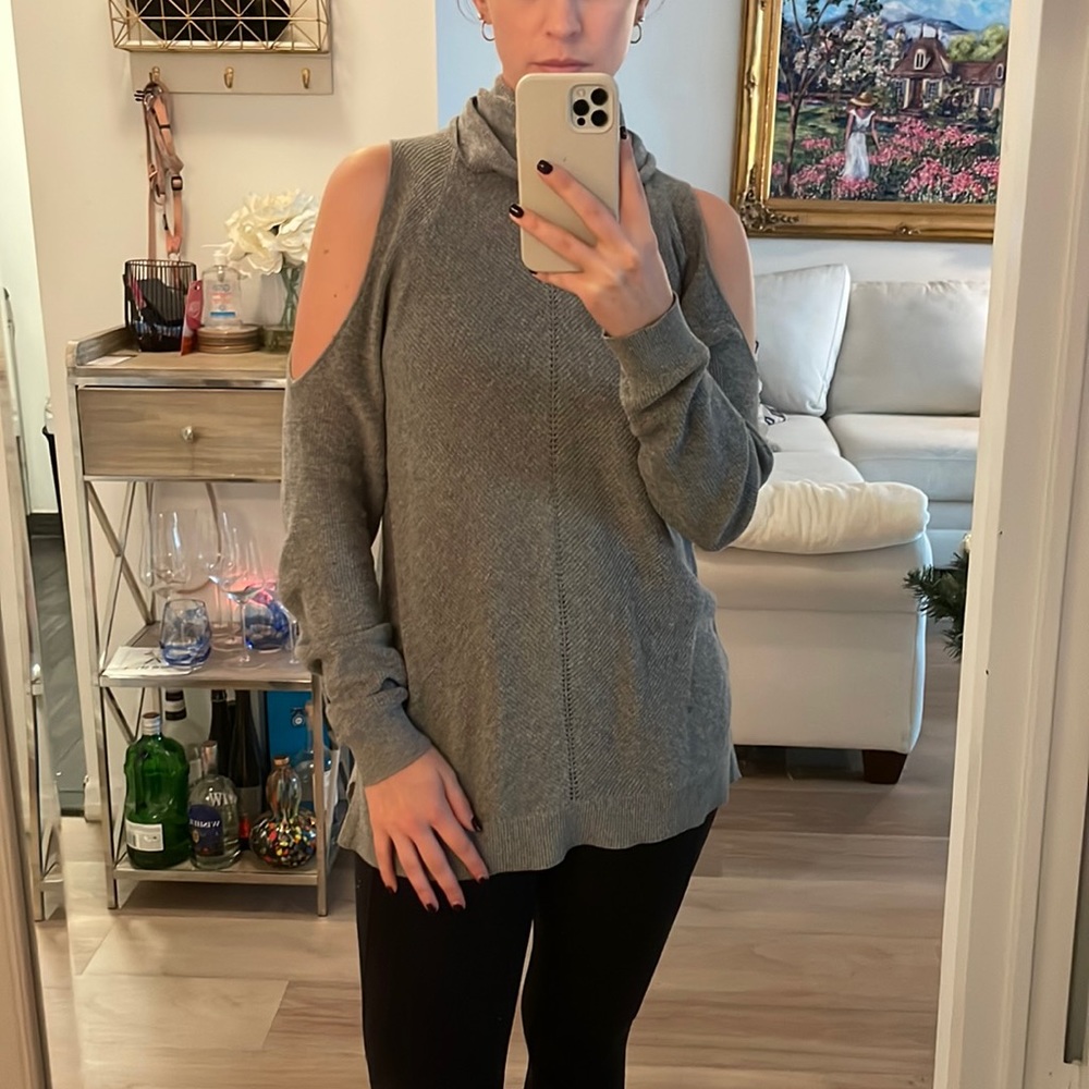BCBG cutout sweater